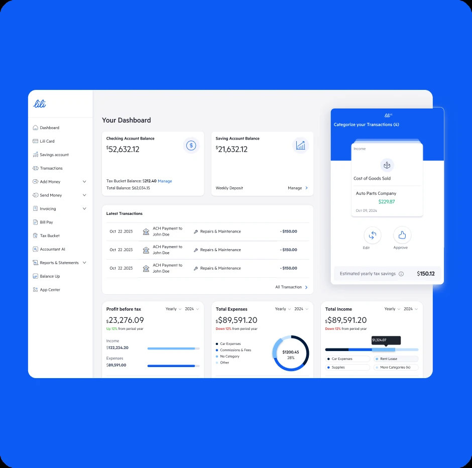 Lili Banking — project preview